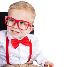 Load image into Gallery viewer, Toddlers Neon Suspender, Bowtie, &amp; Glasses Accessory Set
