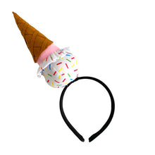 Load image into Gallery viewer, Ice Cream with Sprinkles Headband Costume Accessory

