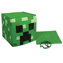 Load image into Gallery viewer, Minecraft Creeper Block Head Headpiece Costume Mask
