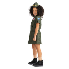 Load image into Gallery viewer, Girls Air Force Fighter Pilot Costume Dress
