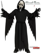 Load image into Gallery viewer, Kids Scream Aged Ghost Face Costume

