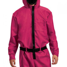 Load image into Gallery viewer, Adults/Teens Squid Games Triangle Guard Jumpsuit Costume

