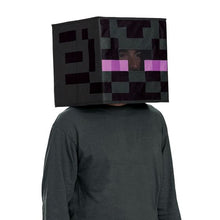 Load image into Gallery viewer, Minecraft Enderman Block Head Headpiece Costume Mask
