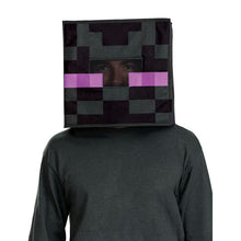 Load image into Gallery viewer, Minecraft Enderman Block Head Headpiece Costume Mask
