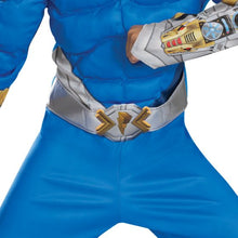 Load image into Gallery viewer, Boys Power Rangers Cosmic Fury Blue Ranger Classic Muscle Costume

