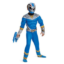 Load image into Gallery viewer, Boys Power Rangers Cosmic Fury Blue Ranger Classic Muscle Costume

