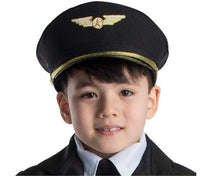 Load image into Gallery viewer, Navy Blue Pilot Hat
