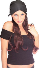 Load image into Gallery viewer, Pirate Wig with Bandanna - Various Colors
