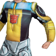 Load image into Gallery viewer, Boys Transformers Rescue Bots Bumblebee Muscle Costume
