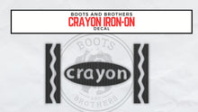 Load image into Gallery viewer, Crayons Iron On Transfer - DIY Iron-On Decals - All Ages &amp; Sizes - Group Costume
