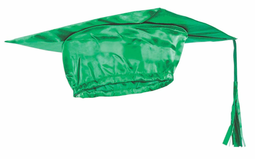 Kids Green Graduation Cap Costume Accessory
