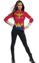 Load image into Gallery viewer, Womens DC Comics Long Sleeve Wonder Woman Costume Top
