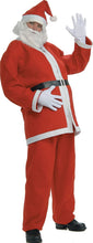 Load image into Gallery viewer, Promotional Flannel Santa Suit With Beard and Moustache
