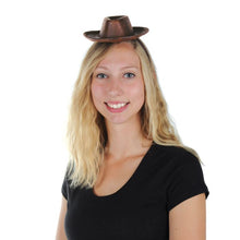 Load image into Gallery viewer, Mini Cowboy Hat Headband Costume Accessory
