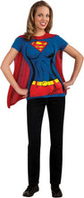 Load image into Gallery viewer, Womens Supergirl T-Shirt and Cape Set
