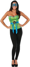 Load image into Gallery viewer, Women&#39;s Teenage Mutant Ninja Turtles Leonardo Sequin Corset
