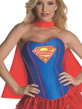 Load image into Gallery viewer, Women&#39;s or Teen&#39;s Supergirl Corset Costume
