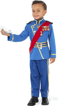 Load image into Gallery viewer, Boys Blue Royal Prince Costume
