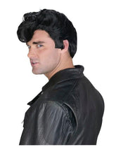 Load image into Gallery viewer, 50&#39;s Style Black Greaser Costume Wig
