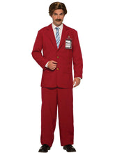 Load image into Gallery viewer, Mens Anchorman Ron Burgundy Costume
