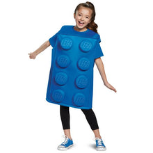 Load image into Gallery viewer, Kids Blue Lego Brick Costume
