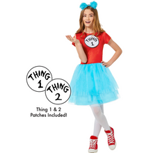 Load image into Gallery viewer, Girls Dr. Seuss Thing 1 &amp; 2 Costume
