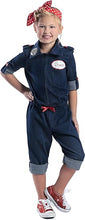 Load image into Gallery viewer, Girls Rosie the Riveter Costume
