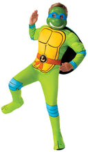 Load image into Gallery viewer, Boys Nickelodeon Retro Classic Teenage Mutant Ninja Turtles Leonardo Costume
