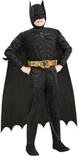 Load image into Gallery viewer, Boys DC Comics Deluxe Muscle Chest Batman Costume
