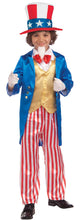 Load image into Gallery viewer, Boys Deluxe Uncle Sam Costume
