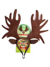 Load image into Gallery viewer, Jumbo Moose Antlers Headband Costume Accessory
