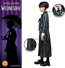 Load image into Gallery viewer, Girls Addams Family Wednesday Addams Nevermore Academy Costume
