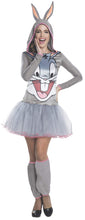 Load image into Gallery viewer, Womens Looney Tunes Bugs Bunny Hooded Costume Dress
