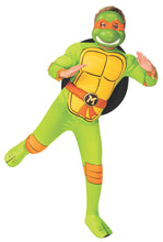 Load image into Gallery viewer, Boys Nickelodeon Retro Classic Teenage Mutant Ninja Turtles Michelangelo Costume

