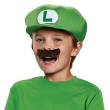 Load image into Gallery viewer, Kids Nintendo Luigi Costume Hat &amp; Mustache
