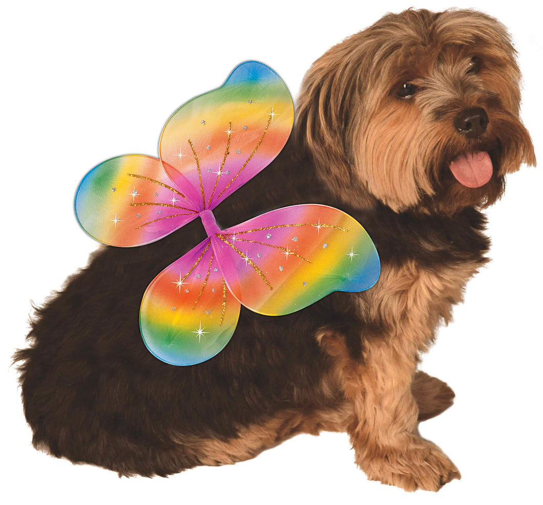 Pets Rainbow Fairy Wings Costume Accessory