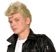 Load image into Gallery viewer, 50&#39;s Style Blonde Greaser Costume Wig
