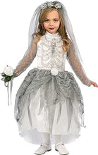 Load image into Gallery viewer, Girls Skeleton Bride Costume
