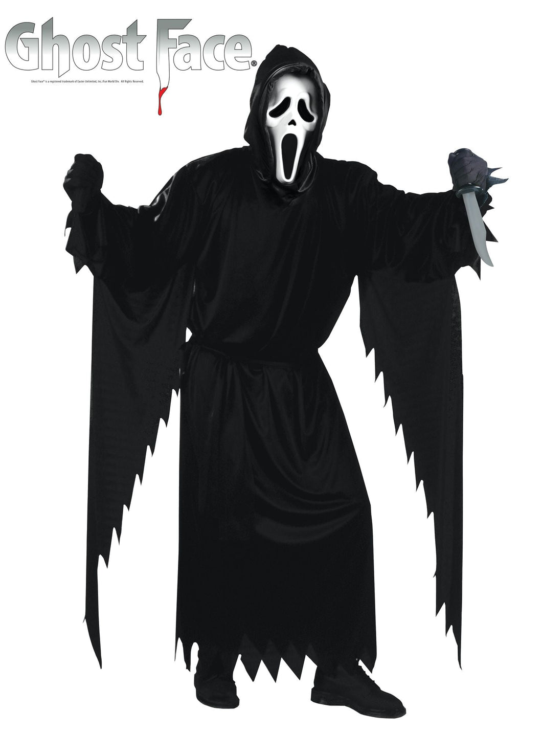 Adults Scream Ghost Face Costume
