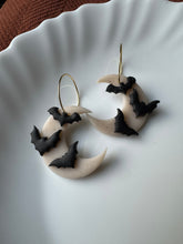 Load image into Gallery viewer, Bat Moon Hoops
