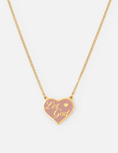 Load image into Gallery viewer, Enamel Let God Necklace
