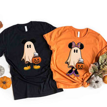 Load image into Gallery viewer, Ghost Couple Halloween Shirts | Spooky Tee | Cute Fall Matching Shirt
