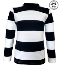 Load image into Gallery viewer, Infants/Toddlers/Kids Black &amp; White Striped T-Shirt Costume
