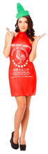 Load image into Gallery viewer, Womens Sriracha Sauce Dress &amp; Headband Costume
