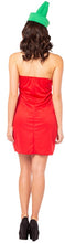 Load image into Gallery viewer, Womens Sriracha Sauce Dress &amp; Headband Costume
