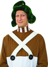 Load image into Gallery viewer, Adults Willy Wonka &amp; The Chocolate Factory Oompa Loompa Wig
