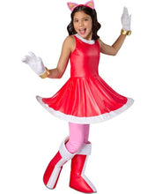 Load image into Gallery viewer, Girls Sonic the Hedgehog Deluxe Amy Rose Costume
