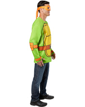 Load image into Gallery viewer, Mens Teenage Mutant Ninja Turtles Michelangelo Costume Top
