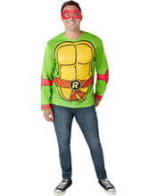Load image into Gallery viewer, Mens Teenage Mutant Ninja Turtles Raphael Costume Top
