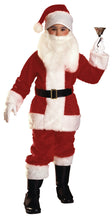 Load image into Gallery viewer, Kids Plush Santa Claus Suit Costume
